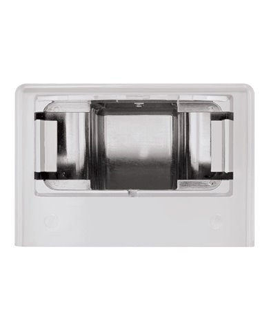 (BULK) CHROME PLASTIC LICENSE LIGHT BRACKET (BULK) CHROME PLASTIC LICENSE LIGHT BRACKET