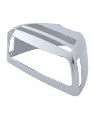 (CARD) CHROME PLASTIC PETERBILT HEADLIGHT TURN SIGNAL COVER W/ VISOR (CARD) CHROME PLASTIC PETERBILT HEADLIGHT TURN SIGNAL COVER W/ VISOR