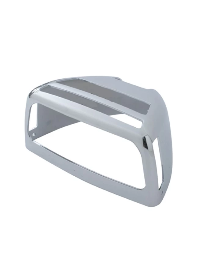 (CARD) CHROME PLASTIC PETERBILT HEADLIGHT TURN SIGNAL COVER