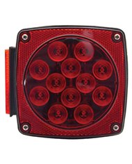 (CARD) CHROME PLASTIC PETERBILT HEADLIGHT TURN SIGNAL COVER - LOW PROFILE