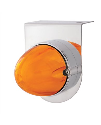 (BULK) 9 LED DUAL FUNCTION STAINLESS “GLO” LIGHT BRACKET - AMBER LED / AMBER LENS (BULK) 9 LED DUAL FUNCTION STAINLESS “GLO” LIGHT BRACKET - AMBER LED / AMBER LENS