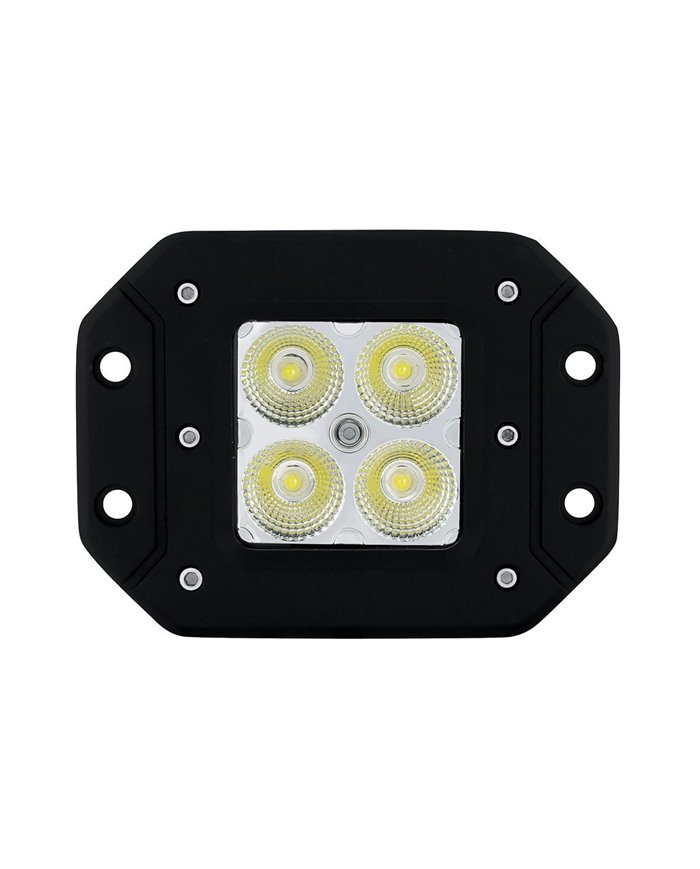 (CBOX) 4 HIGHT POWER LED "X2" FLOOD LIGHT - FLUSH MOUNT