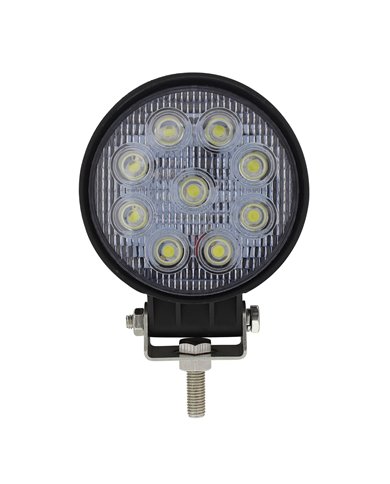 (CARD) 9 HIGH POWER 3 WATT LED ROUND WORK LIGHT - COMPETITION SERIES (CARD) 9 HIGH POWER 3 WATT LED ROUND WORK LIGHT - COMPETITION SERIES