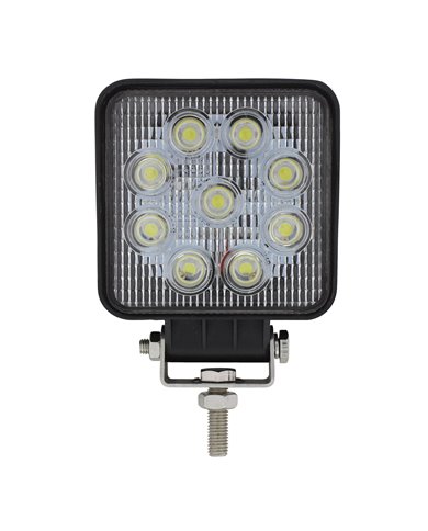 (CARD) 9 HIGH POWER 3 WATT LED SQUARE WORK LIGHT - COMPETITION SERIES (CARD) 9 HIGH POWER 3 WATT LED SQUARE WORK LIGHT - COMPETITION SERIES