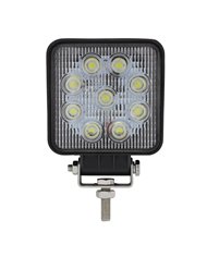 (CARD) 9 HIGH POWER 3 WATT LED SQUARE WORK LIGHT - COMPETITION SERIES