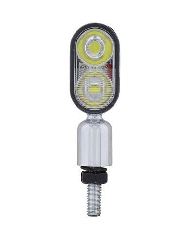 (CARD) 2 HIGH POWER WHITE LED “HYPER MINI” PEDESTAL LIGHT - CLEAR LENS (CARD) 2 HIGH POWER WHITE LED “HYPER MINI” PEDESTAL LIGHT - CLEAR LENS