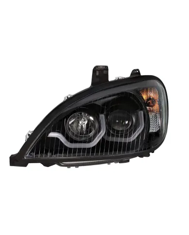 UP31254-Blackout Projection Headlight With LED Position Light For 2001-2020 Freightliner Columbia - Driver