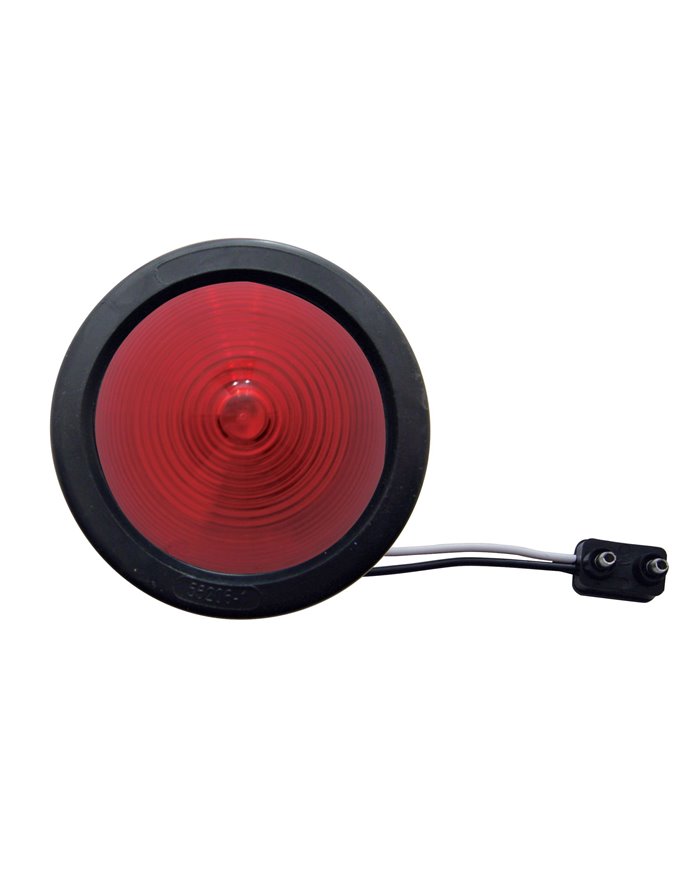 (BULK) 2" BEEHIVE CLEARANCE/MARKER LIGHT - RED