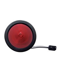 (BULK) 2" BEEHIVE CLEARANCE/MARKER LIGHT - RED