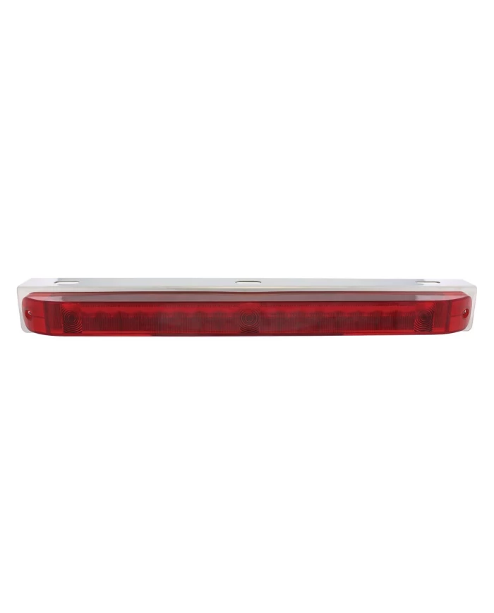 (CARD) STAINLESS 19 RED LED LIGHT BAR BRACKET (CARD) STAINLESS 19 RED LED LIGHT BAR BRACKET
