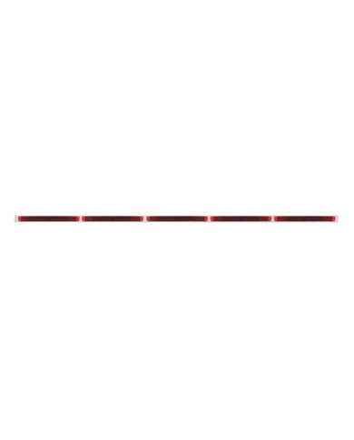 (CARD) STAINLESS 19 RED LED 94" LIGHT BAR BRACKET (CARD) STAINLESS 19 RED LED 94" LIGHT BAR BRACKET