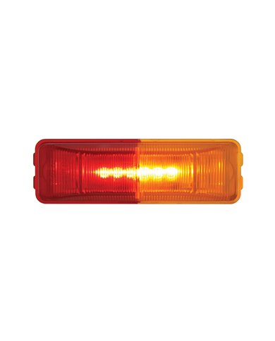 (BULK) 6 LED FENDER MOUNT CLEARANCE / MARKER LIGHT - AMBER/RED LENS (BULK) 6 LED FENDER MOUNT CLEARANCE / MARKER LIGHT - AMBER/RED LENS
