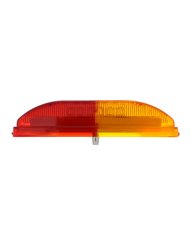 (BULK) 6 LED FENDER MOUNT CLEARANCE / MARKER LIGHT - AMBER/RED LENS