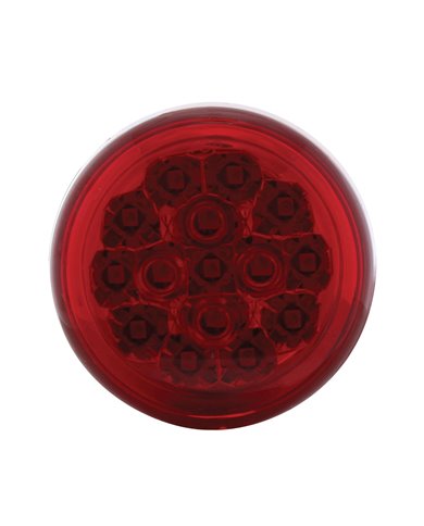(CARD) 15 RED LED 2 3/8” HARLEY TURN SIGNAL - RED LENS (CARD) 15 RED LED 2 3/8” HARLEY TURN SIGNAL - RED LENS