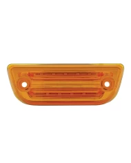 (CARD) 9 LED RECTANGULAR CAB LIGHT FOR PETERBILT 579 & KENWORTH T680 - AMBER LED/AMBER LENS