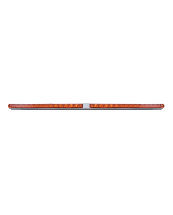 (CARD) 24" LED LIGHT BAR WITH TWO 14 AMBER LED LIGHT BAR - AMBER LENS