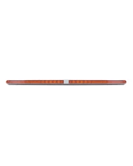 (CARD) 24" LED LIGHT BAR WITH TWO 14 AMBER LED LIGHT BAR - AMBER LENS