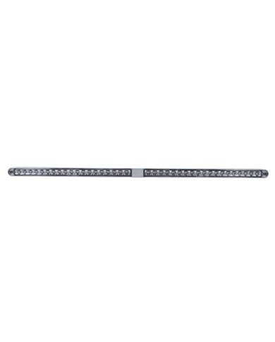 (CARD) 24" LED LIGHT BAR WITH TWO 19 AMBER LED REFLECTOR LIGHT BAR - CLEAR LENS (CARD) 24" LED LIGHT BAR WITH TWO 19 AMBER LED REFLECTOR LIGHT BAR - CLEAR LENS