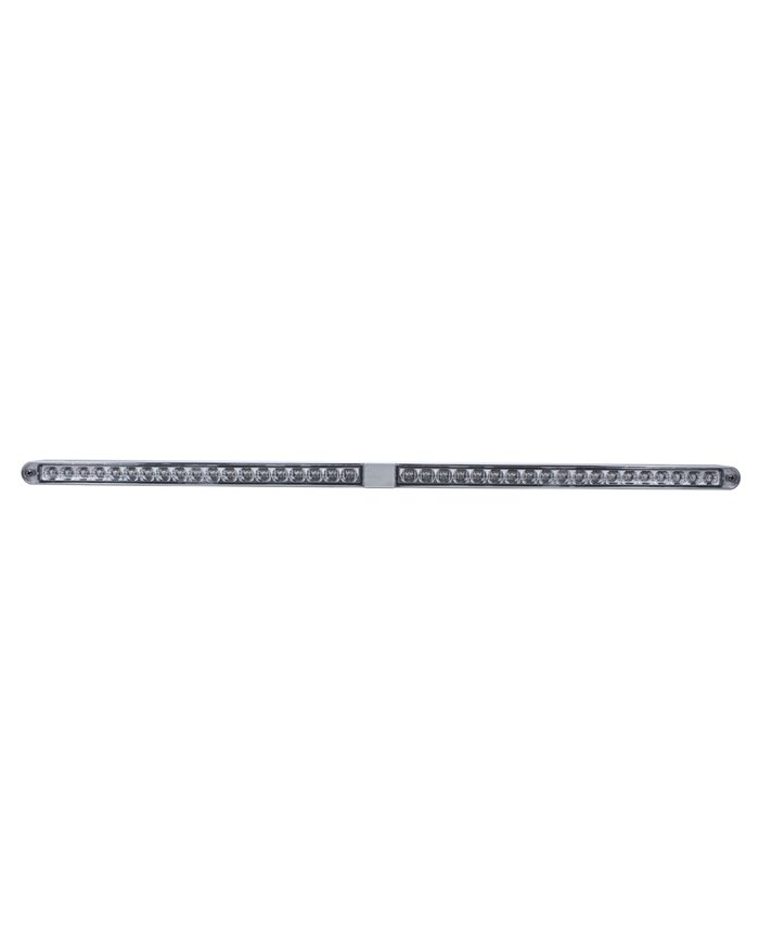 (CARD) 24" LED LIGHT BAR WITH TWO 19 AMBER LED REFLECTOR LIGHT BAR - CLEAR LENS