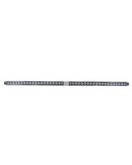 (CARD) 24" LED LIGHT BAR WITH TWO 19 RED LED REFLECTOR LIGHT BAR - CLEAR LENS