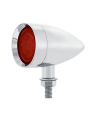 (CARD) 9 RED LED DUAL FUNCTION MINI BULLET LIGHT - RED