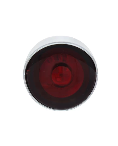 (CARD) 3 HIGH POWER LED 1" AUXILIARY/UTILITY LIGHT WITH VISOR - DUAL FUNCTION - RED LED/RED LENS (CARD) 3 HIGH POWER LED 1" AUXILIARY/UTILITY LIGHT WITH VISOR - DUAL FUNCTION - RED LED/RED LENS