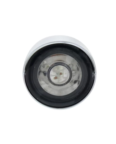 (CARD) 3 HIGH POWER LED 1" AUXILIARY/UTILITY LIGHT WITH VISOR - DUAL FUNCTION - AMBER LED/CLEAR LENS (CARD) 3 HIGH POWER LED 1" AUXILIARY/UTILITY LIGHT WITH VISOR - DUAL FUNCTION - AMBER LED/CLEAR LENS
