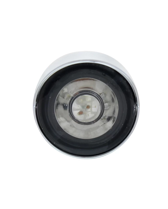 (CARD) 3 HIGH POWER LED 1" CLEARANCE/MARKER LIGHT WITH VISOR - AMBER LED/CLEAR LENS (CARD) 3 HIGH POWER LED 1" CLEARANCE/MARKER LIGHT WITH VISOR - AMBER LED/CLEAR LENS