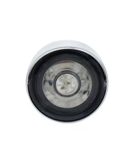 (CARD) 3 HIGH POWER LED 1" CLEARANCE/MARKER LIGHT WITH VISOR - BLUE LED/CLEAR LENS (CARD) 3 HIGH POWER LED 1" CLEARANCE/MARKER LIGHT WITH VISOR - BLUE LED/CLEAR LENS