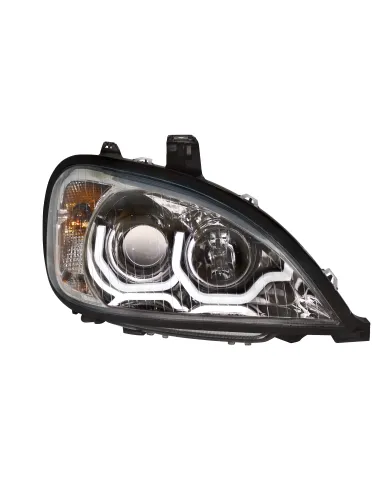 UP31257-Chrome Projection Headlight With LED Position Light For 2001-2020 Freightliner Columbia - Passenger