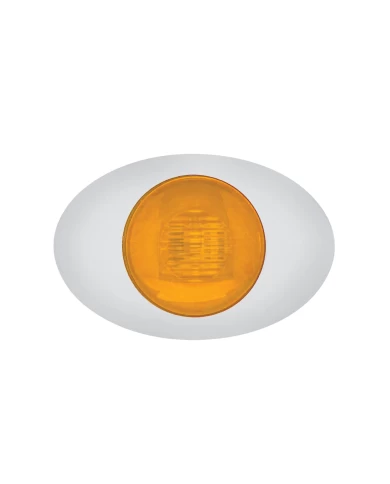 (CARD) 5 LED "M3 MILLENNIUM" CLEARANCE/MARKER LIGHT - GLO LIGHT - AMBER LED/AMBER LENS (CARD) 5 LED "M3 MILLENNIUM" CLEARANCE/MARKER LIGHT - GLO LIGHT - AMBER LED/AMBER LENS