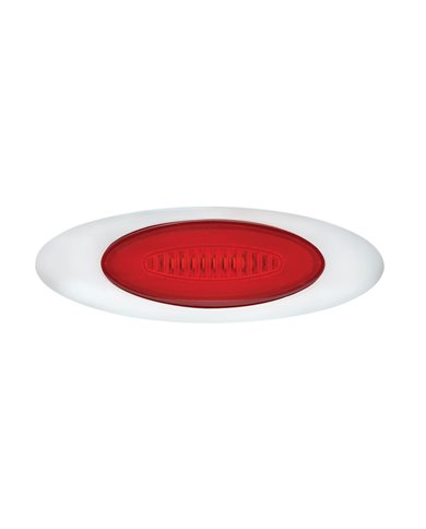 (CARD) 6 LED "M5 MILLENNIUM" MARKER LIGHT - GLO LIGHT- RED LED/RED LENS (CARD) 6 LED "M5 MILLENNIUM" MARKER LIGHT - GLO LIGHT- RED LED/RED LENS