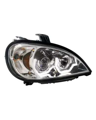 UP31257-Chrome Projection Headlight With LED Position Light For 2001-2020 Freightliner Columbia - Passenger