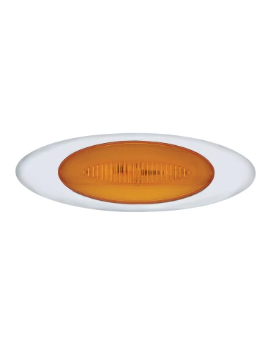 (CARD) 13 LED "M1 MILLENNIUM" MARKER LIGHT - GLO LIGHT - AMBER LED/AMBER LENS (CARD) 13 LED "M1 MILLENNIUM" MARKER LIGHT - GLO LIGHT - AMBER LED/AMBER LENS