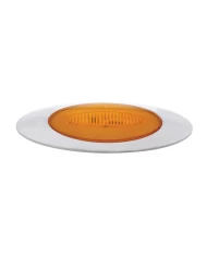 (CARD) 13 LED "M1 MILLENNIUM" MARKER LIGHT - GLO LIGHT - AMBER LED/AMBER LENS