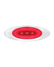 (CARD) 13 LED "M1 MILLENNIUM" MARKER LIGHT - GLO LIGHT - RED LED/RED LENS (CARD) 13 LED "M1 MILLENNIUM" MARKER LIGHT - GLO LIGHT - RED LED/RED LENS