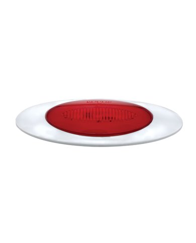 (CARD) 13 LED "M1 MILLENNIUM" MARKER LIGHT - GLO LIGHT - RED LED/RED LENS (CARD) 13 LED "M1 MILLENNIUM" MARKER LIGHT - GLO LIGHT - RED LED/RED LENS