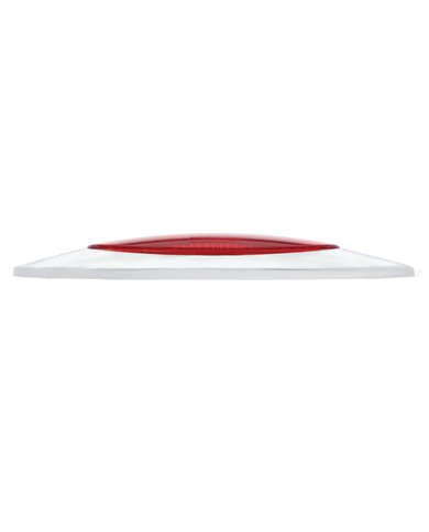(CARD) 13 LED "M1 MILLENNIUM" MARKER LIGHT - GLO LIGHT - RED LED/RED LENS (CARD) 13 LED "M1 MILLENNIUM" MARKER LIGHT - GLO LIGHT - RED LED/RED LENS
