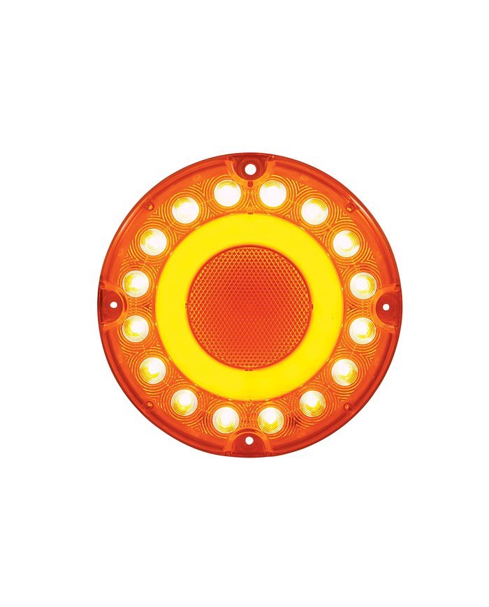 (CARD) 32 AMBER LED 7" S/T/T & P/T/C LIGHT - AMBER (CARD) 32 AMBER LED 7" S/T/T & P/T/C LIGHT - AMBER