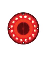 (CARD) 32 RED LED 7" S/T/T & P/T/C LIGHT - RED (CARD) 32 RED LED 7" S/T/T & P/T/C LIGHT - RED