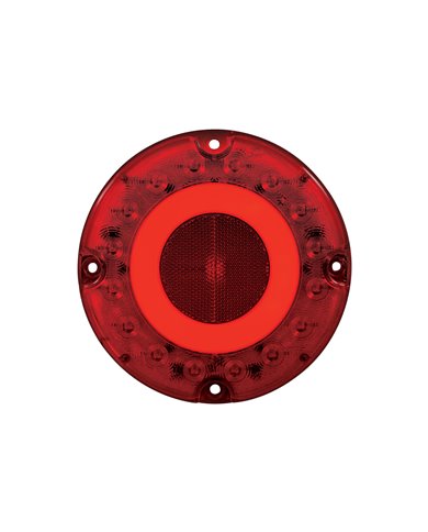 (CARD) 32 RED LED 7" S/T/T & P/T/C LIGHT - RED (CARD) 32 RED LED 7" S/T/T & P/T/C LIGHT - RED