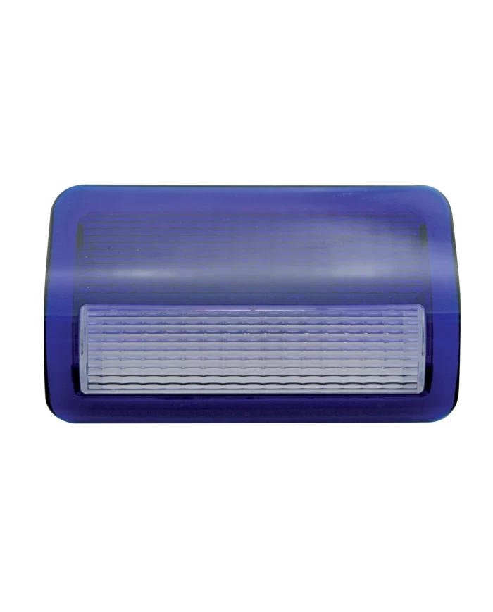 (BULK) 2006+ PETERBILT PASSENGER DOOR LIGHT LENS - BLUE