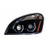 UP31270-Blackout Projection Headlight With White LED Position Light For 2008-2017 Freightliner Cascadia - Driver