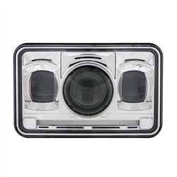 UP31274-ULTRALIT - 11 High Power LED 4" X 6" Projection Headlight - Low Beam