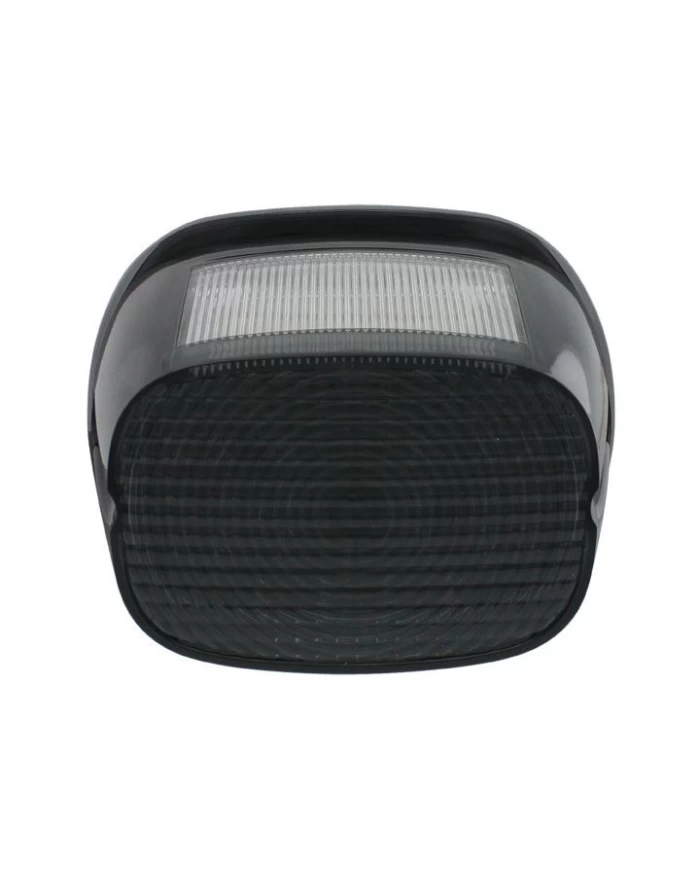 (CARD) 29 RED LED HARLEY MOTORCYCLE TAIL LIGHT WITH 4 WHITE LED LICENSE LIGHT - SMOKE LENS