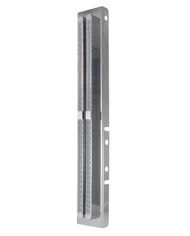 (BULK) LED PETERBILT AIR CLEANER BRACKET WITH 19 AMBER LED 24" LIGHT BAR W/ REFLECTOR X 4 - CLEAR LENS (BULK) LED PETERBILT AIR CLEANER BRACKET WITH 19 AMBER LED 24" LIGHT BAR W/ REFLECTOR X 4 - CLEAR LENS