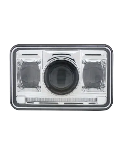 UP31275-ULTRALIT - 11 High Power LED 4" X 6" Projection Headlight - High Beam