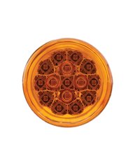 (CARD) 15 AMBER LED 2 3/8" HARLEY TURN SIGNAL - AMBER LENS