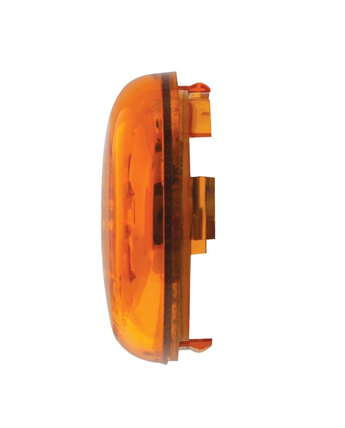 (CARD) 15 AMBER LED 2 3/8" HARLEY TURN SIGNAL - AMBER LENS