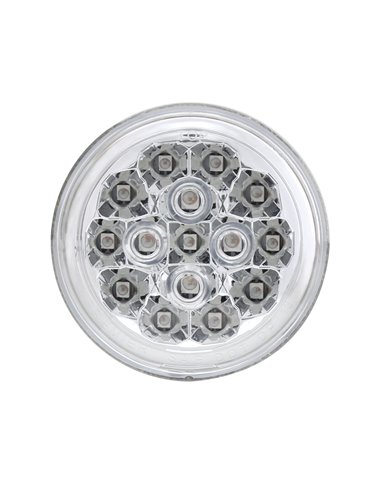(CARD) 15 AMBER LED 2 3/8" HARLEY TURN SIGNAL - CLEAR LENS (CARD) 15 AMBER LED 2 3/8" HARLEY TURN SIGNAL - CLEAR LENS